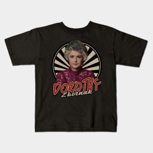 Vintage Circle Dorothy Zbornak Kids T-Shirt